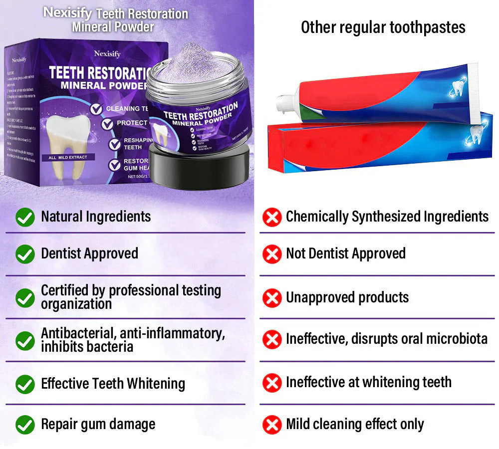 🦷Nexisify™ Dental Repair Mineral Powder >> 🔥Buy 1 Get 1 Free🔥