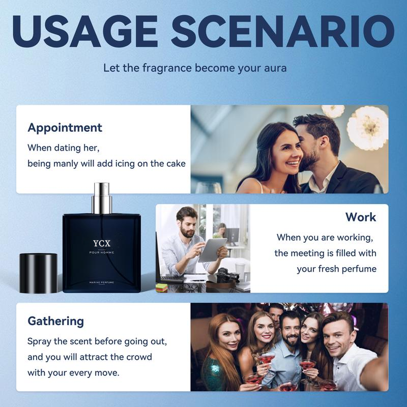 Final 3 Hours: 60%OFFđ„Gentlemenâs Fragrance Set with Marine Perfume & Club Gentâs Aroma