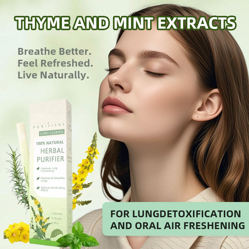 Breathe LOVILDS™ Mullein Relaxation Stick – Soothes Lungs, Detoxifies, Freshens Breath