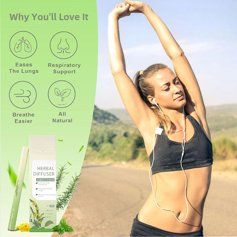 Breathe LOVILDS™ Mullein Relaxation Stick – Soothes Lungs, Detoxifies, Freshens Breath
