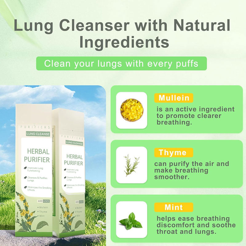 Breathe LOVILDS™ Mullein Relaxation Stick – Soothes Lungs, Detoxifies, Freshens Breath