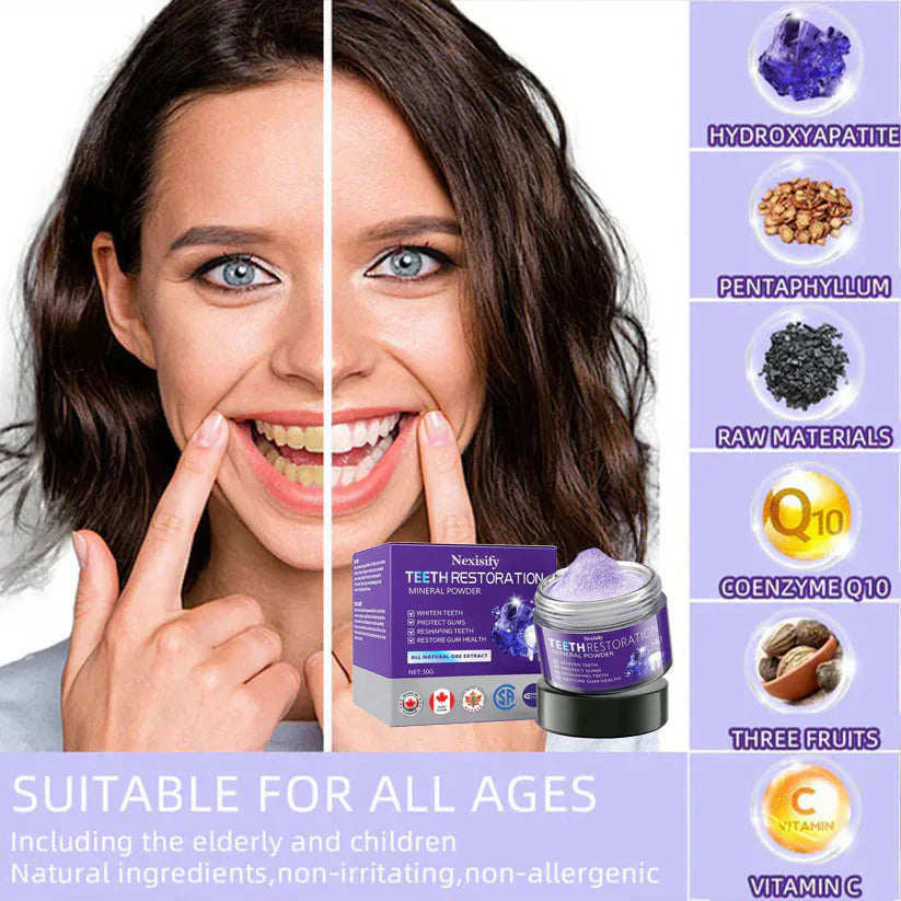 🦷Nexisify™ Dental Repair Mineral Powder >> 🔥Buy 1 Get 1 Free🔥