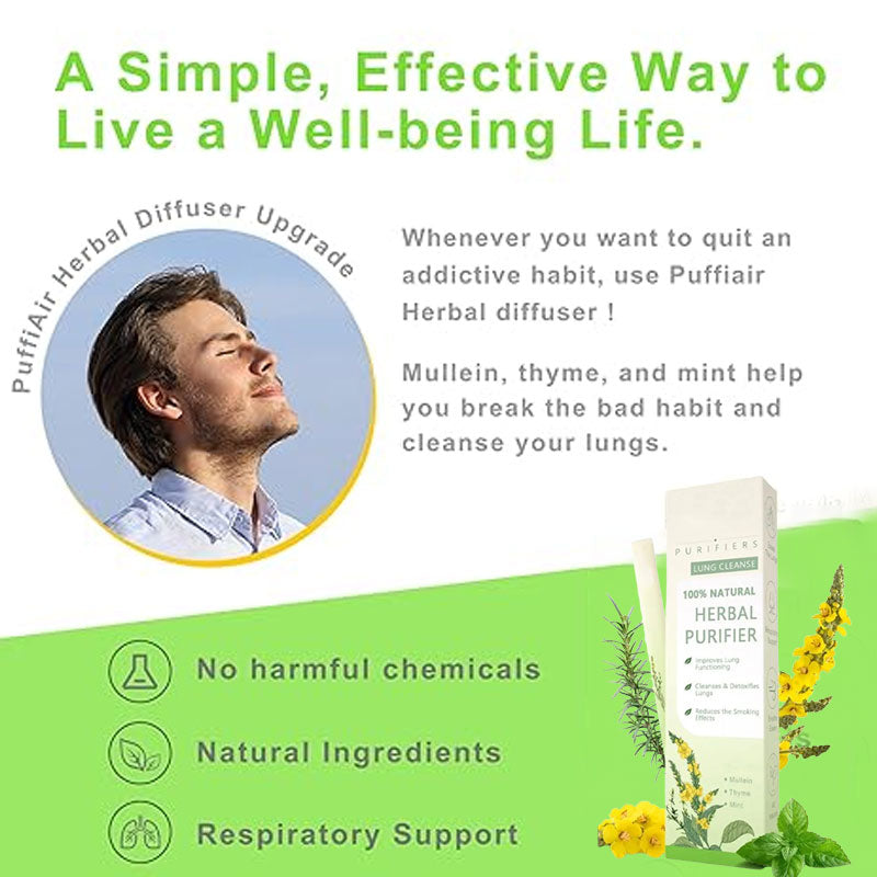 Breathe LOVILDS™ Mullein Relaxation Stick – Soothes Lungs, Detoxifies, Freshens Breath
