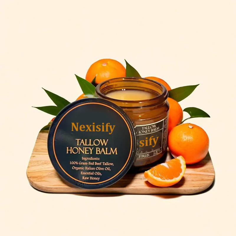 💓Nexisify® Orange Flavoured Organic Tallow Moisturising Honey Balm