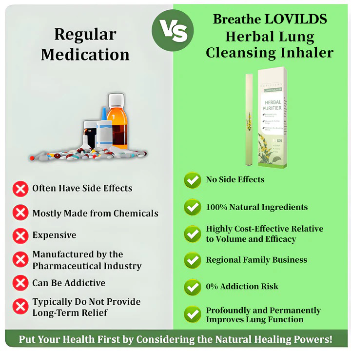 Breathe LOVILDS™ Mullein Relaxation Stick – Soothes Lungs, Detoxifies, Freshens Breath