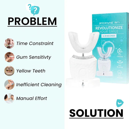 🔥Limited Time 60% OFF🔥 Electric U Shaped Toothbrush  Rechargeable Sonic