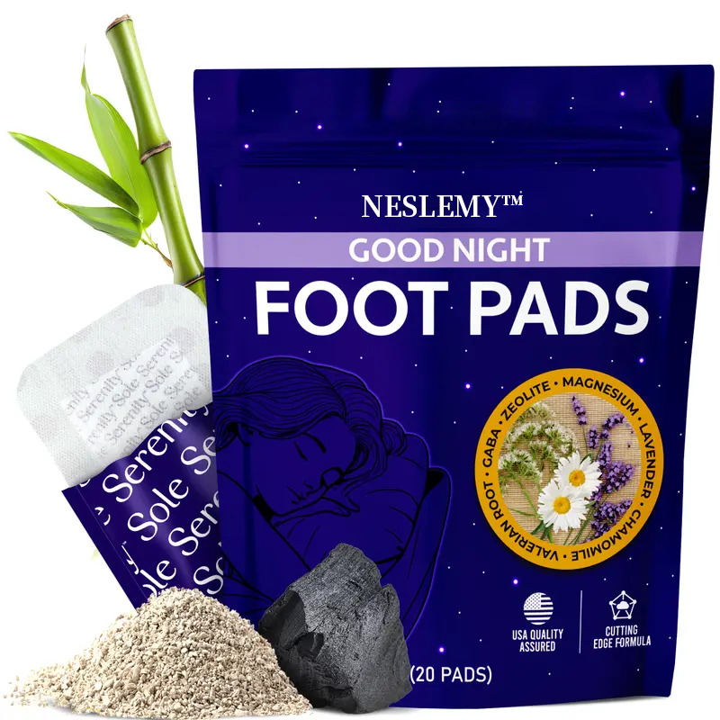 🦶  NESLEMY™ Herbal Foot Pads – Relieve Fatigue, Eliminate Odor, Stay Fresh Naturally 🌿