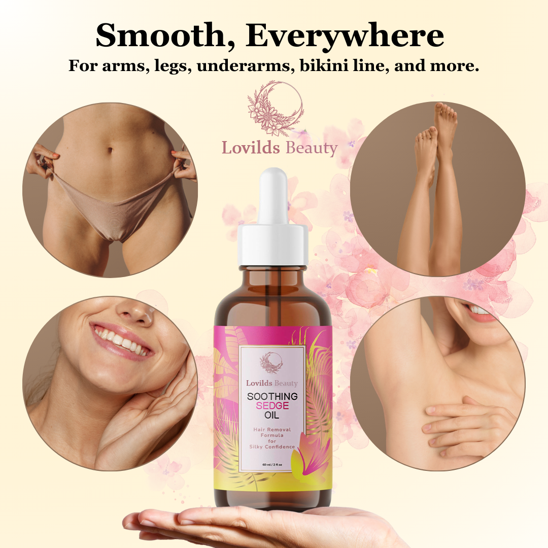 ✨Lovilds  Beauty Soothing Sedge Oil:🎁 The Ultimate Natural Solution for Smooth, Healthy Skin