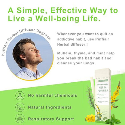 Breathe LOVILDS™ Mullein Relaxation Stick – Soothes Lungs, Detoxifies, Freshens Breath